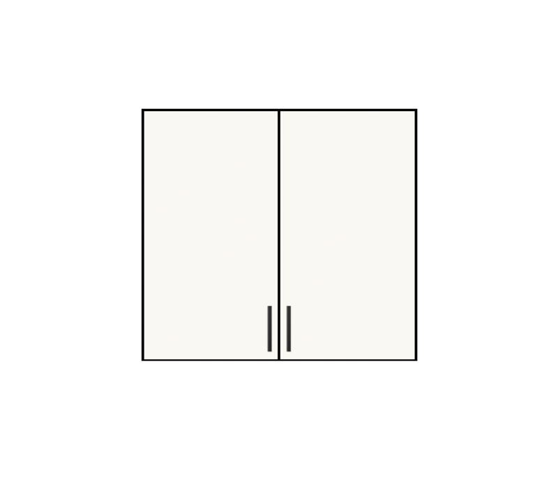 30" Wide x 24" High Laundry Cabinet