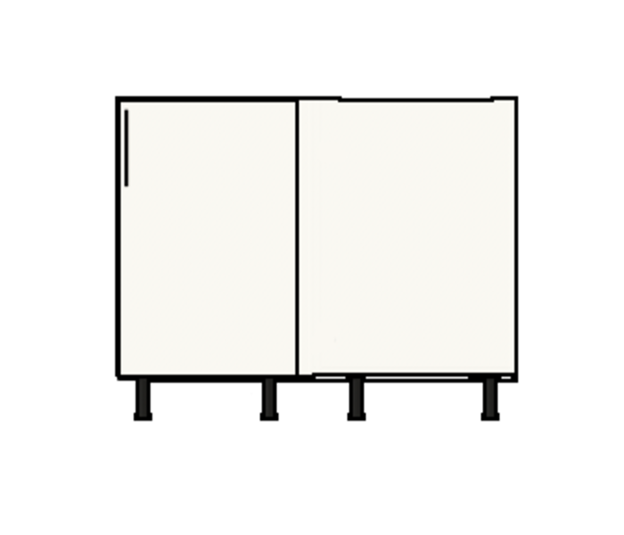 38" Wide Corner Base Cabinet