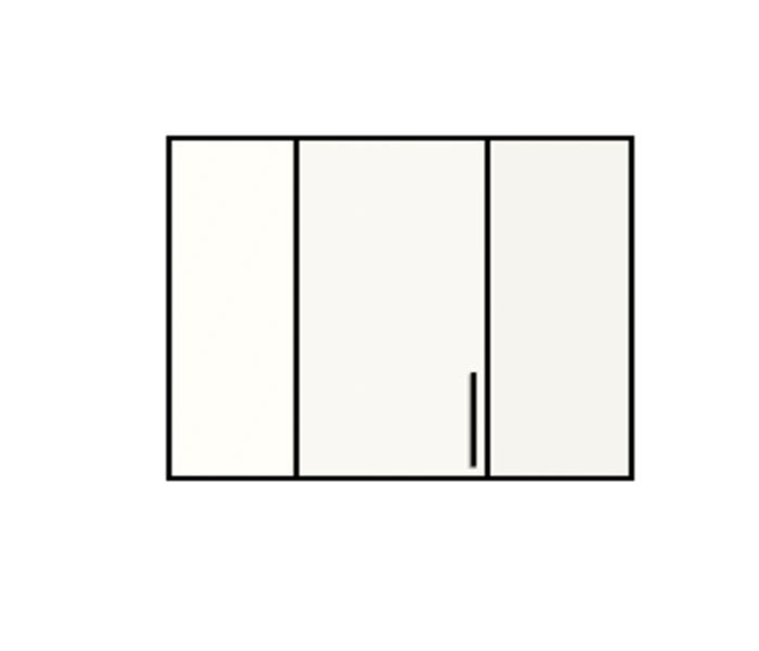26" Wide x 30" High Corner Wall Cabinet